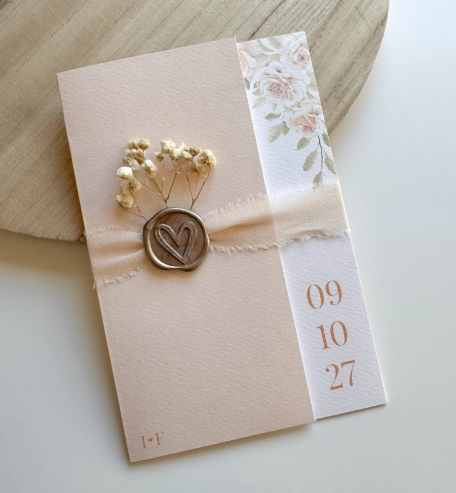 Convite de casamento Camille